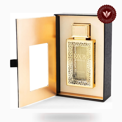 Maison Asrar DXB JUMEIRAH box and bottle photo | Vanity Vibes Pakistan