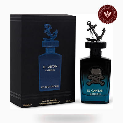 Gulf Orchid EL CAPITAN EXTREME box and bottle photo | Vanity Vibes Pakistan
