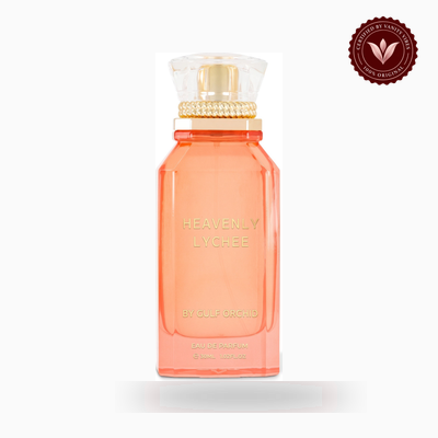Gulf Orchid HEAVENLY LYCHEE bottle photo | Vanity Vibes Pakistan