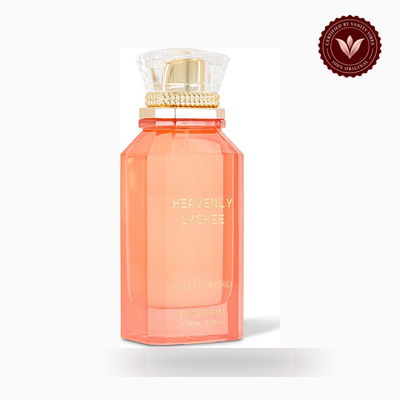 Gulf Orchid HEAVENLY LYCHEE bottle photo | Vanity Vibes Pakistan