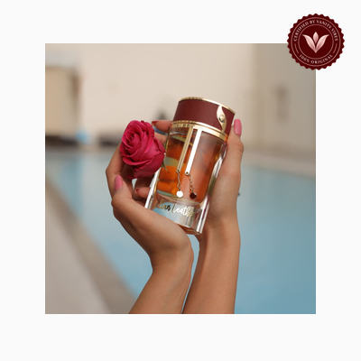 Maison Asrar ITALIAN LEATHER bottle photo | Vanity Vibes Pakistan