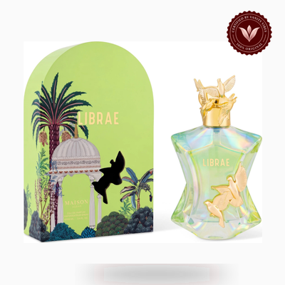 Maison Asrar Maison Asrar LIBRAE box and bottle photo | Vanity Vibes Pakistan