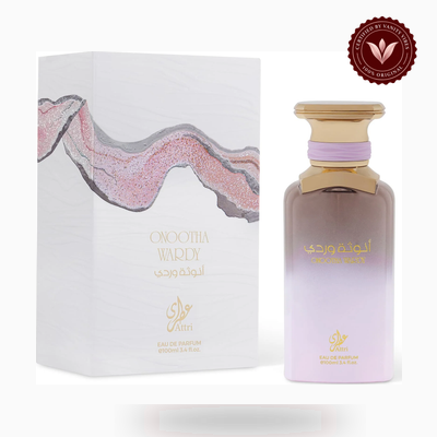 ATTRI Onootha Wardy box and bottle photo | Vanity Vibes Pakistan