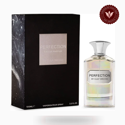Gulf Orchid Perfection box and bottle photo | Vanity Vibes Pakistan