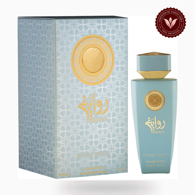 Gulf Orchid Riwaya box and bottle photo | Vanity Vibes Pakistan