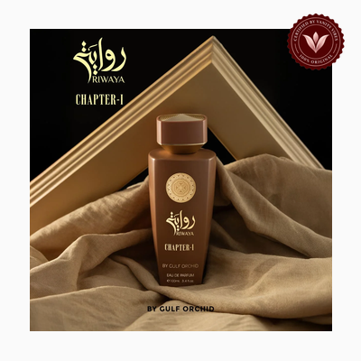Gulf Orchid Riwaya Chapter I box and bottle photo | Vanity Vibes Pakistan