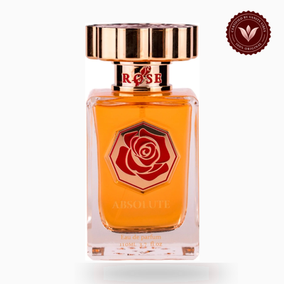 Maison Asrar Rose Absolute box and bottle photo | Vanity Vibes Pakistan
