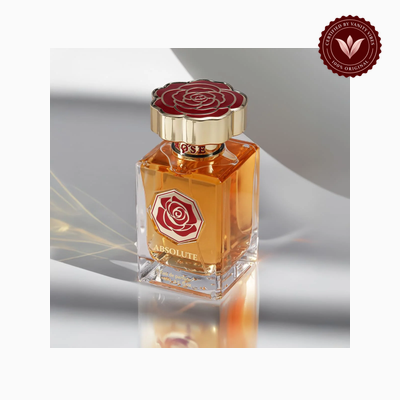 Maison Asrar Rose Absolute bottle photo | Vanity Vibes Pakistan