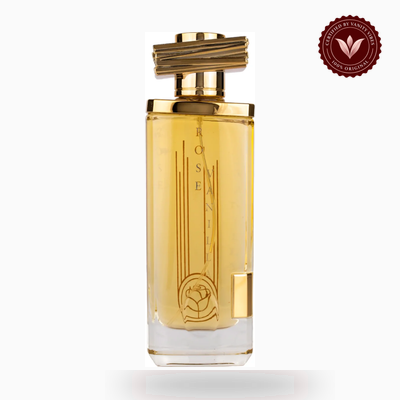 Maison Asrar Rose Vanilla box and bottle photo | Vanity Vibes Pakistan