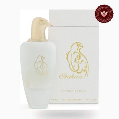 Gulf Orchid Shaheen White box and product photo | Vanity Vibes Pakistan