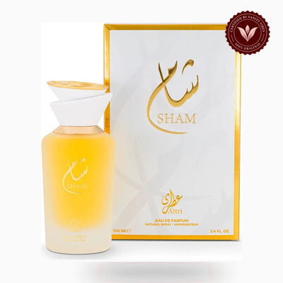 ATTRI Sham box and product photo | Vanity Vibes Pakistan