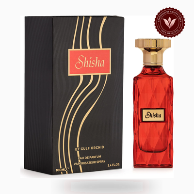 Gulf Orchid Shisha box and product photo | Vanity Vibes Pakistan