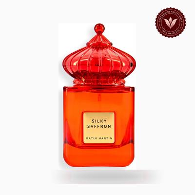 Matin Martin Silky Saffron bottle photo | Vanity Vibes Pakistan