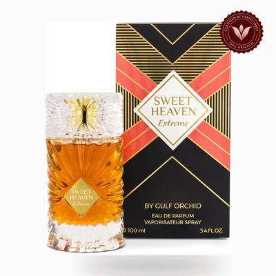 Gulf Orchid Gulf Orchid SWEET HEAVEN EXTREME box and bottle or set view | Vanity Vibes Pakistan