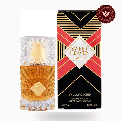 Gulf Orchid Gulf Orchid SWEET HEAVEN EXTREME 20ML box and bottle or set view | Vanity Vibes Pakistan