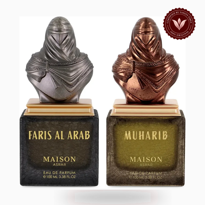 Maison Asrar THE KNIGHTS source product view | Vanity Vibes Pakistan
