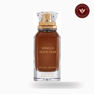 Gulf Orchid Vanilla Addiction bottle | Vanity Vibes Pakistan