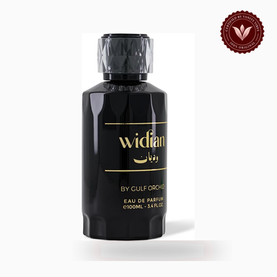 Gulf Orchid Widian 100ml perfume bottle-only view | Vanity Vibes Pakistan