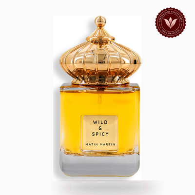 Matin Martin Wild & Spicy 100ml perfume perfume bottle front view | Vanity Vibes Pakistan