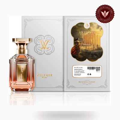Velixir Parfums Artemis 100ml perfume box and bottle | Vanity Vibes Pakistan