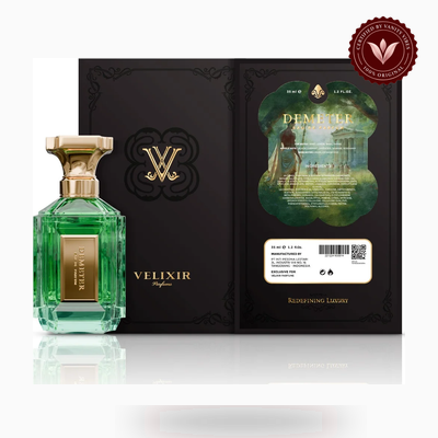 Velixir Parfums Demeter 100ml perfume box and bottle | Vanity Vibes Pakistan