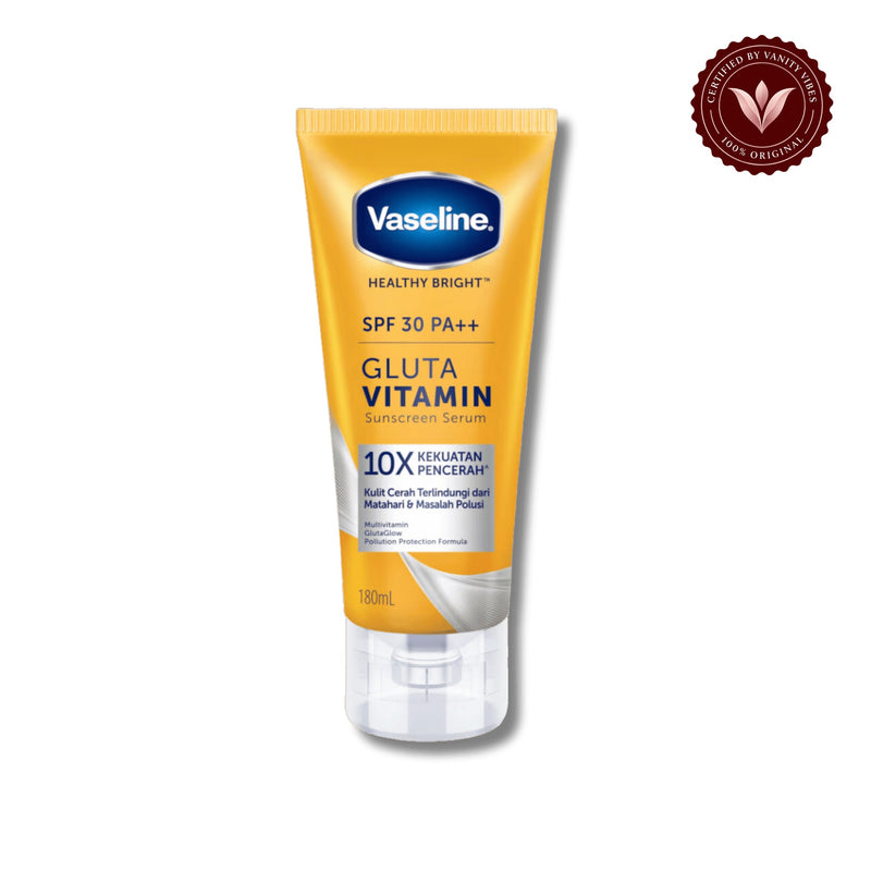 Vaseline Healthy Bright Gluta Vitamin Sunscreen Serum SPF 30 PA++ 180ml — centered front product image