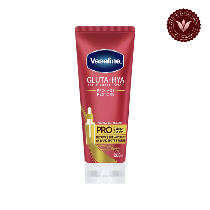 Vaseline Gluta-Hya Age-Restore Serum Burst Lotion 200ml — centered front product image