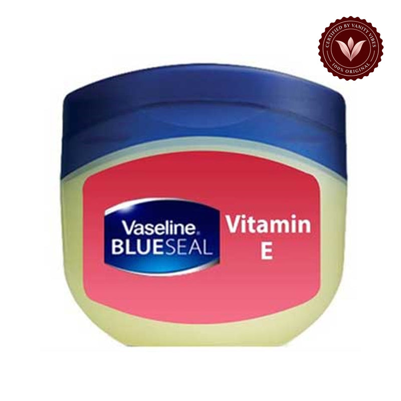 Vaseline Blue Seal Vitamin E Moisturizing Petroleum Jelly 100ml — centered front product image