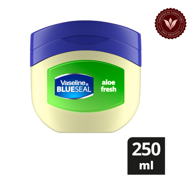 Vaseline Blueseal Aloe Fresh Petroleum Jelly 250ml — centered front product image