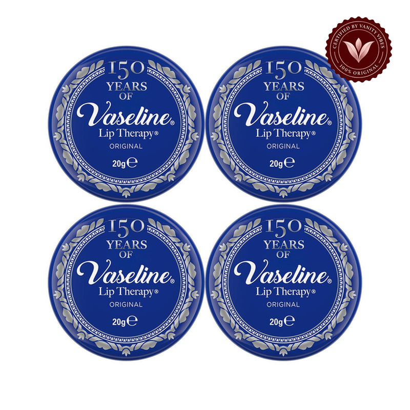 Vaseline Lip Therapy 20g (Pack of 4) — centered front product image