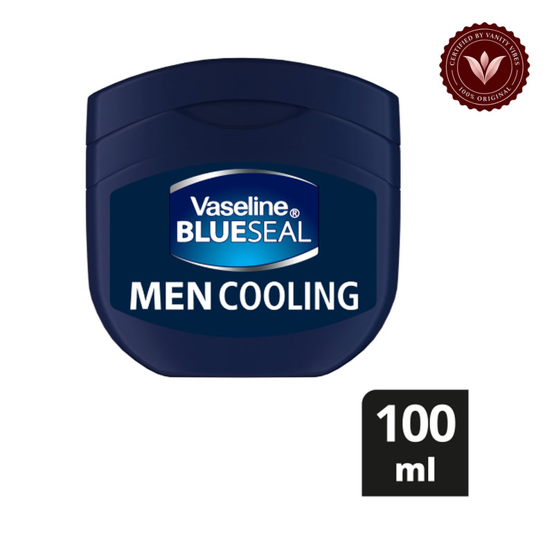 Vaseline Blue Seal Men Petroleum Jelly Cooling 100ml — centered front product image
