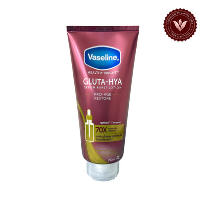 Vaseline Healthy Bright Gluta-Hya Serum Burst Lotion Pro-Age Restore 70x 290ml — alternate product image