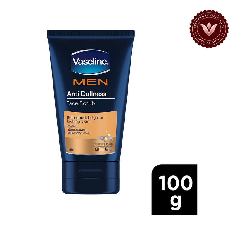 Vaseline Men Anti-Dullness Face Scrub 100g - Refreshes Skin & Promotes Brighter-Looking Complexion — alternate product image