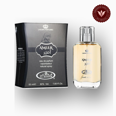 Al-Rehab Ameer 50ml perfume bottle and packaging