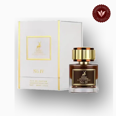 Maison Alhambra Signatures No. IV 50ml perfume bottle and packaging