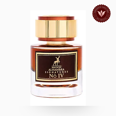 Maison Alhambra Signatures No. IV 50ml perfume bottle close-up