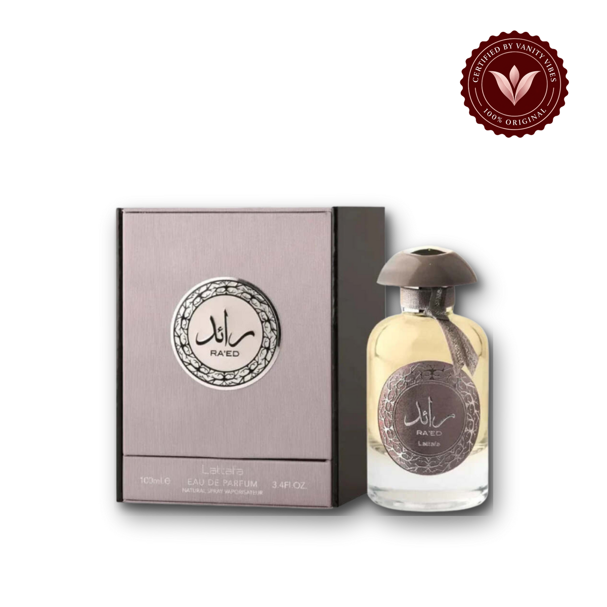 Lattafa Perfume Ra'ed Silver — bottle with box — Vanity Vibes