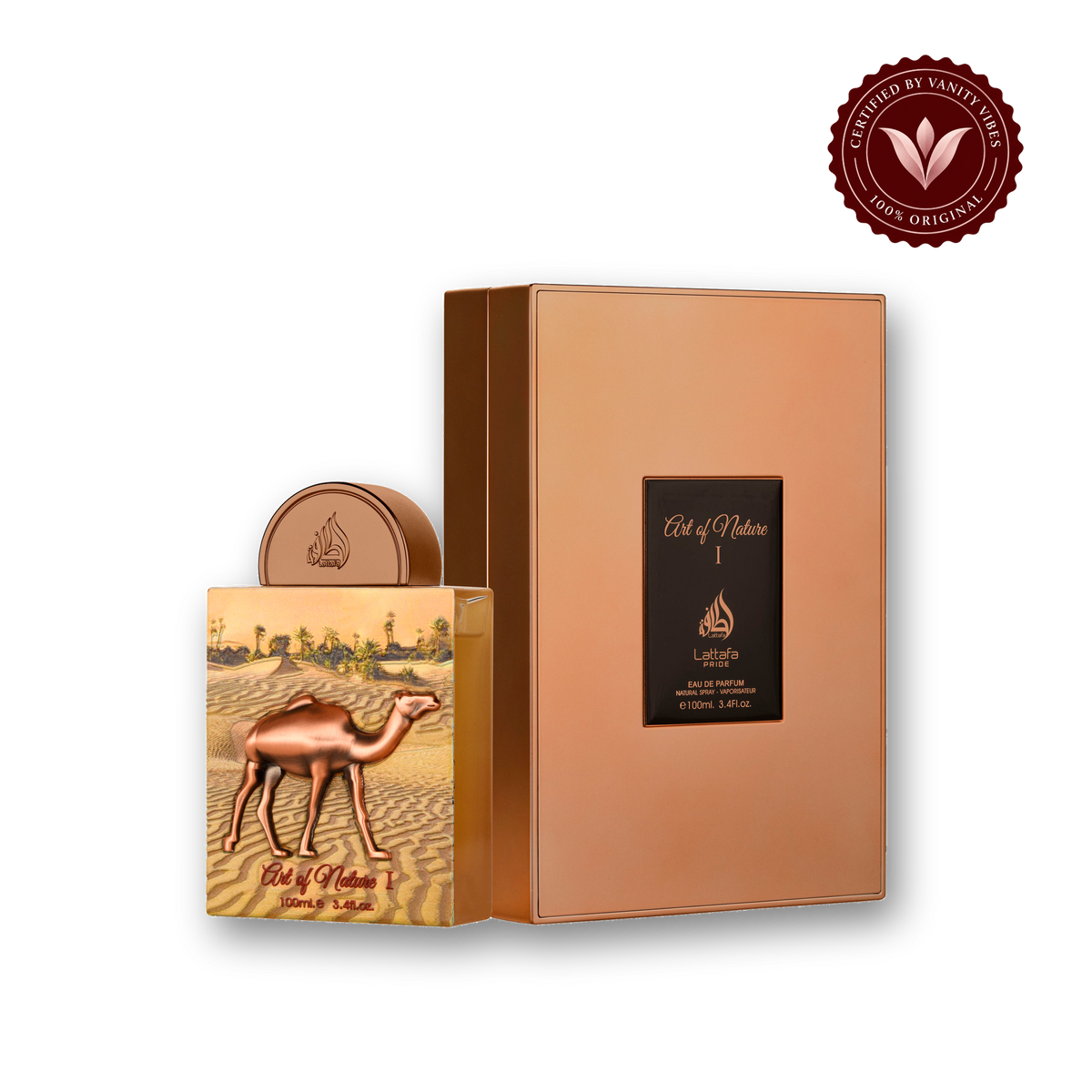 Lattafa Pride Art Of Nature I Eau de Parfum 100ml - Long Lasting Original Elegant Unisex Fragrance for Men & Women — box, Vanity Vibes