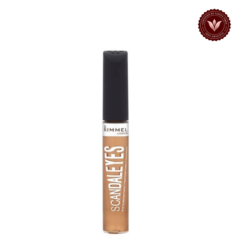 Rimmel Scandaleyes Eye Shadow Paint 004 Peachy Apricot – main white-background product image
