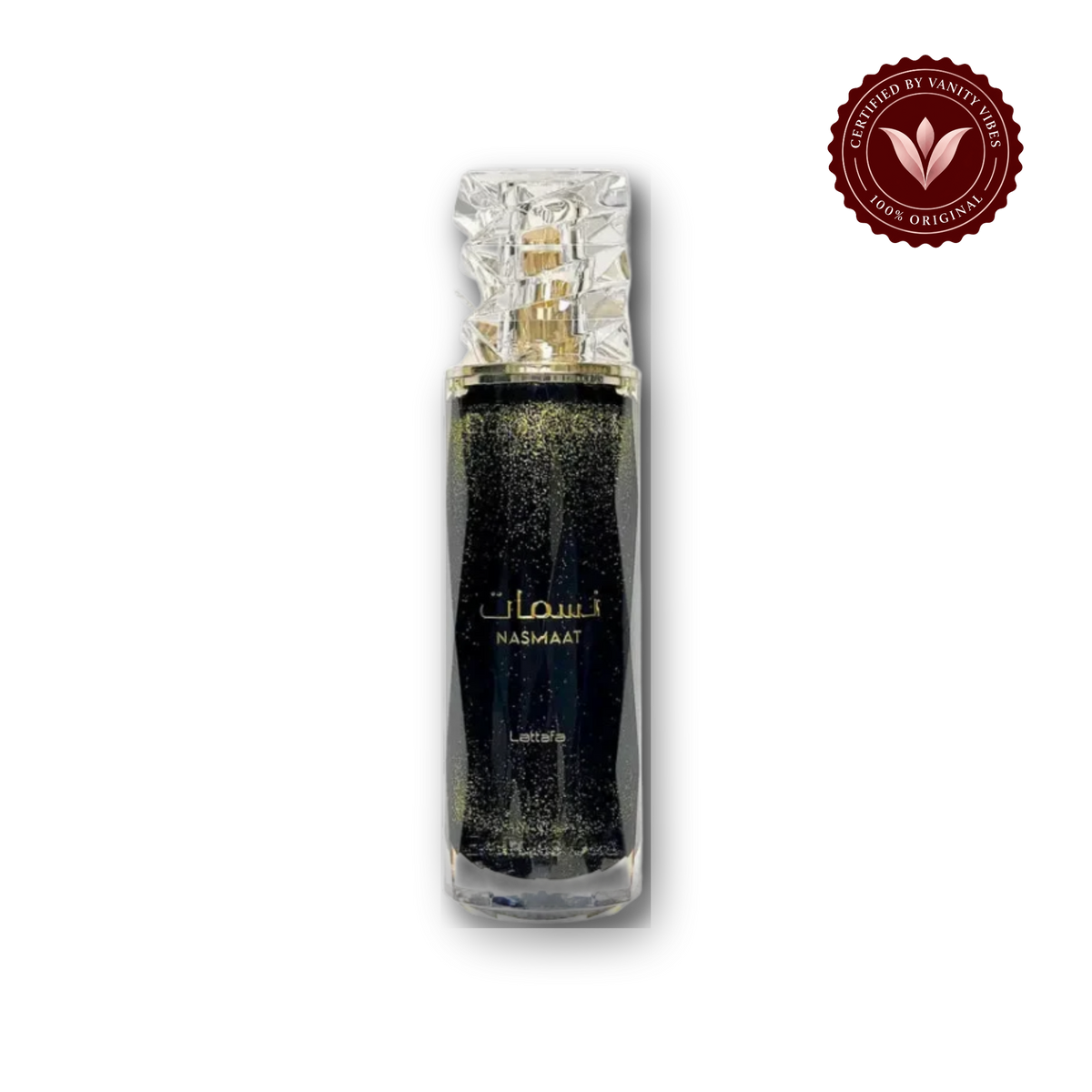 Lattafa Nasmaat Eau de Parfum 100ml - Long Lasting Original Elegant Unisex Fragrance for Men & Women - front view - Vanity Vibes