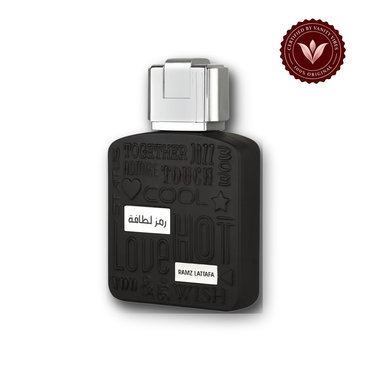 Lattafa Ramz Silver for Men EDP - 100ML - front view - Vanity Vibes