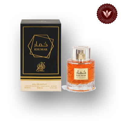 KHUMAR Fragrance Deluxe EDT 100ML front box and bottle | Vanity Vibes Pakistan