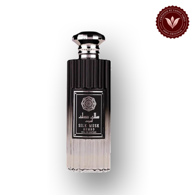 WADI AL KHALEEJ SILK MUSK ASWAD EDP 100ML bottle-only product view | Vanity Vibes Pakistan
