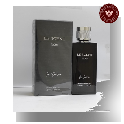 Le Scent Noir by La Senture 100ml perfume with box and bottle