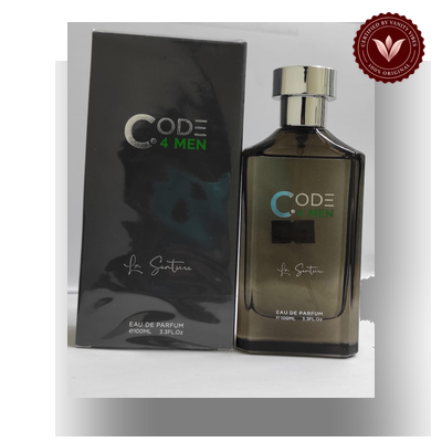 Code 4 Men by La Senture 100ml perfume with box and bottle