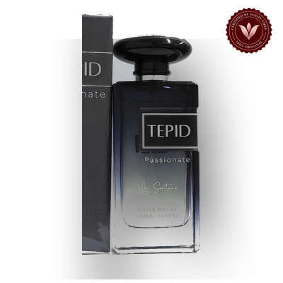 Tepid Passionate by La Senture 100ml perfume bottle close-up
