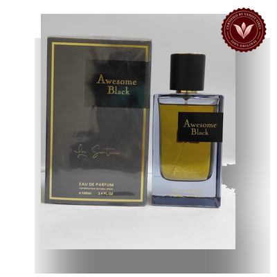 Awesome Black by La Senture 100ml perfume with box and bottle