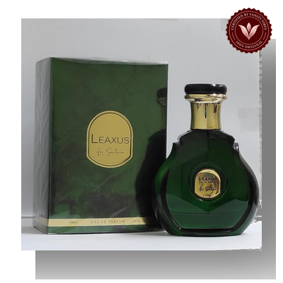 Leaxus by La Senture 85ml perfume with box and bottle