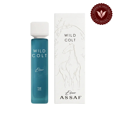 Assaf Wild Colt Elixir bottle and box